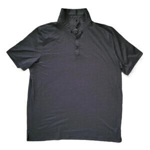 Modern Ambition Men’s Large Golf Polo Shirt Charcoal Gray Performance Stretch